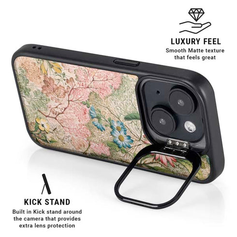 Marbled Paper by William Kilburn iPhone 15 Kickstand Case
